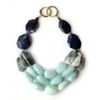 La Diosa Jewellery Kezen Necklace in Blue (aquamarine) - Lyst