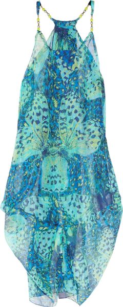 Matthew Williamson Embellished Silkmousseline Dress in Multicolor (multicolored) - Lyst