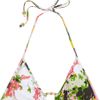 Milly Antibes Printed Triangle Bikini Top in Multicolor (multicolored) - Lyst
