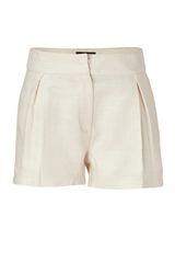 Saloni Ivory Silk Jute Shorts