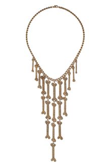 Topshop Bones Necklace - Lyst