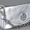 Tory Burch Mini Metallic Chain Bag in Silver - Lyst
