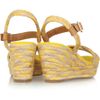Tory Burch Camelia Espadrille Wedge Sandals in Yellow (mustard) - Lyst