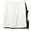 3.1 Phillip Lim Convertible Shorts Skirt in Black (white) - Lyst
