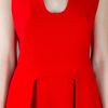 Alexander Mcqueen Sleeveless Dress in Red - Lyst