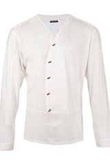 Ann Demeulemeester Buttoned Top