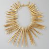 Aurelie Bidermann Longspike Necklace in Gold - Lyst