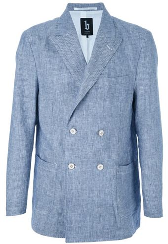B Store Linen Blazer - Lyst