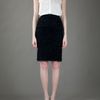Balenciaga Whisker Effect Pencil Skirt in Black - Lyst