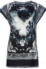 Balmain Eagle Print Top