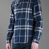 Burberry Brit Checked Shirt in Blue for Men - Lyst