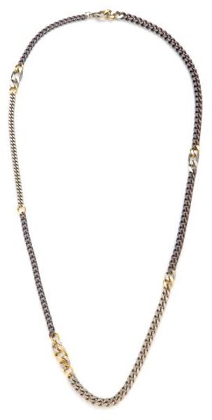 Byrufina Juvenile Hip Necklace Oxy Silver - Lyst