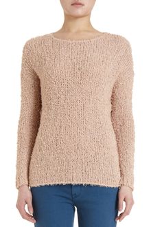 Carven Lace Inset Sweater - Lyst