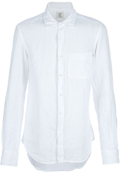 Coast + Weber + Ahaus Classic Shirt in White for Men - Lyst