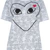 Comme Des Garçons Printed Tshirt in Gray (white) - Lyst