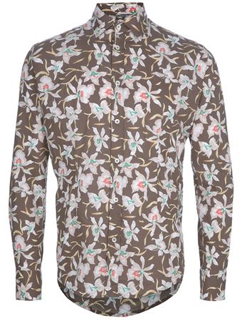 Daniele Alessandrini Floral Shirt - Lyst