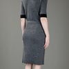 Dior Belted Dress in Gray (black) - Lyst