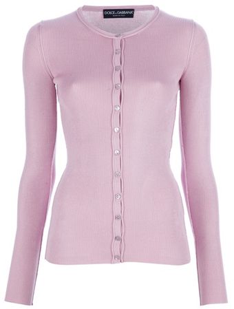 Dolce & Gabbana Fitted Button Cardigan - Lyst