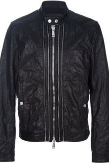 DSquared2 Leather Jacket - Lyst
