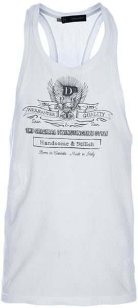 DSquared2 Vest Top - Lyst