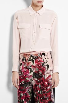 Equipment Rose Signature Silk Shirt - Lyst