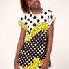 Fairground Bananas Print Tshirt Dress in Yellow (bananas) - Lyst
