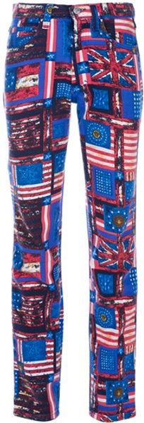Gianni Versace Vintage Printed Trouser - Lyst