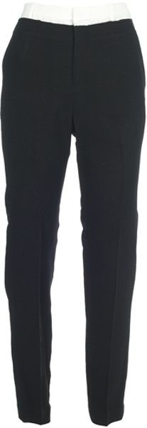 Helmut Lang Tapered Trouser in Black - Lyst