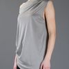 Helmut Lang Asymmetric Top in Gray (pearl) - Lyst