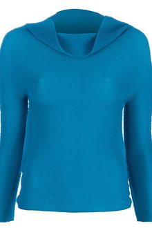 Issey Miyake Cauliflower Boat Neck Top - Lyst