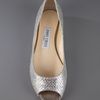 Jimmy Choo Beck Sandal in Gray (champagne) - Lyst