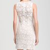 Js Collections Sleeveless Lace Dress in White (ivory/ nude) - Lyst