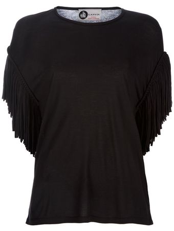 Lanvin Fringed Top - Lyst