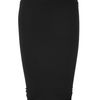 Mcq By Alexander Mcqueen Black Draped Pencil Skirt in Black - Lyst
