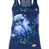 Mcq By Alexander Mcqueen Fish Print Tank Top in Blue (navy) - Lyst