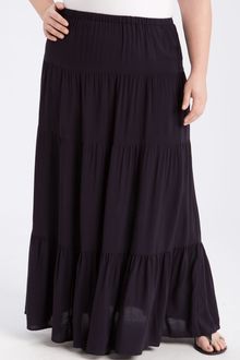 Michael by Michael Kors Tiered Maxi Skirt - Lyst