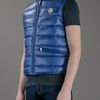 Moncler Padded Gilet in Blue for Men - Lyst