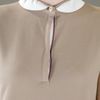 Moncler Polo Piquet Shirt in Brown - Lyst