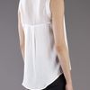 Rachel Zoe Geri Silk Blouse in White (ivory) - Lyst