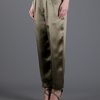 Ralph Lauren Blue Label Cropped Trouser in Green (olive) - Lyst