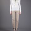 Ralph Lauren Ruffle Detail Top in Beige (cream) - Lyst
