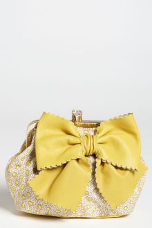 RED Valentino Print Canvas Clutch - Lyst