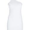 Rick Owens Oneshoulder Top in White - Lyst