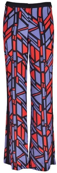 Robert Rodriguez Print Trouser in Black - Lyst
