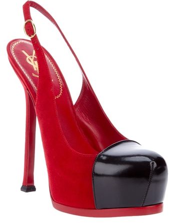 Yves Saint Laurent Platform Pump - Lyst