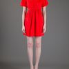 3.1 Phillip Lim Short Sleeved Dress in Red (orange) - Lyst