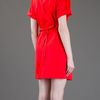 3.1 Phillip Lim Short Sleeved Dress in Red (orange) - Lyst