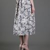Acne Romantic Print Skirt in Gray (grey) - Lyst