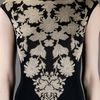 Alexander Mcqueen Intarsia Knit Dress in Black - Lyst