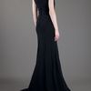 Alexander Mcqueen Pleated Long Dress in Black - Lyst